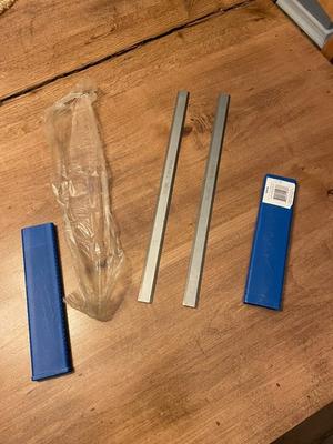 #ad grizzly planer blades 12.5quot; set of 2 NEW $25.00