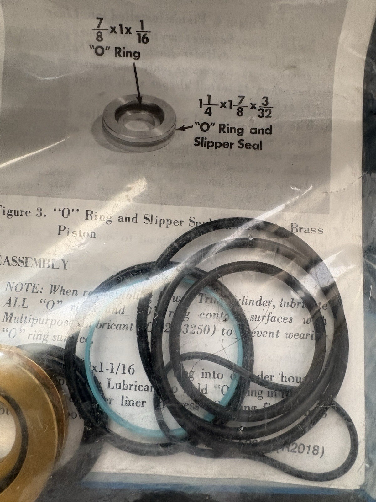 *NEW OEM* Genuine Mercury Quicksilver Trim Cylinder Repair Kit 48664A1