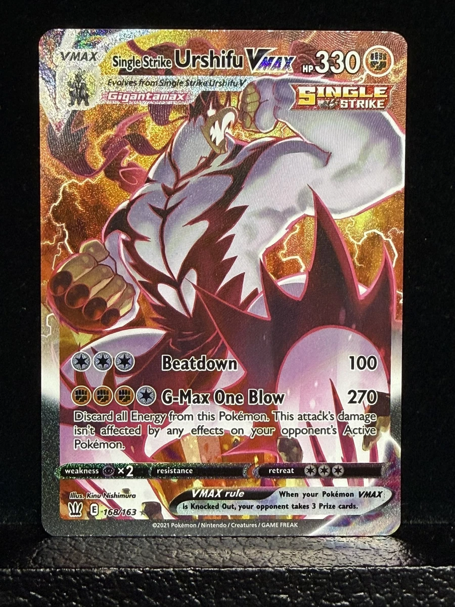 25+ Single Strike Urshifu VMAX 168/163 Swsh05: Battle Styles for