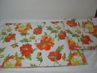 Rose Tree  Spring Garden (4) Placemats and (4) Napkins  Orange Flower/Floral NIP
