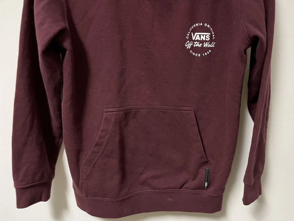 VANS OFF THE WALL CALIFORNIA ORIGINAL Hooded Hoodie Sweatshirt Youth Size M - Image 4 of 4