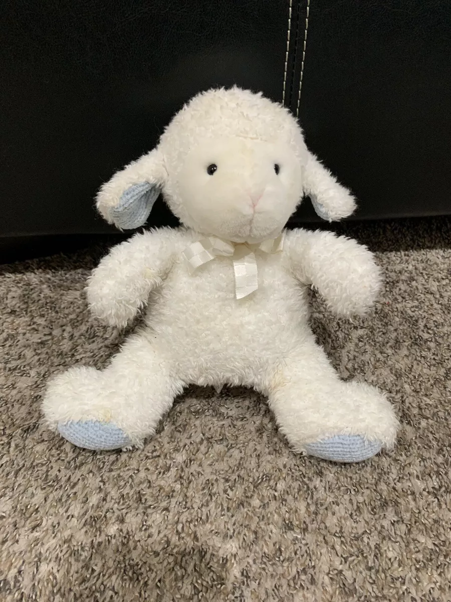 Soft Dreams White Lamb Plush Baby Musical Lovey Stuffed Animal