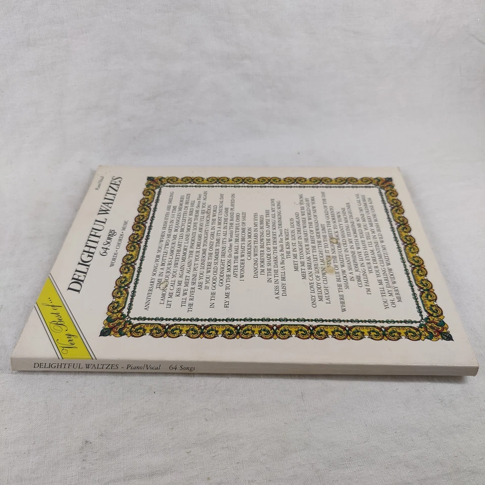 The Very Best of Delightful Waltzes - 64 Piano / Vocal songs Words Chords Music - Image 2 of 4