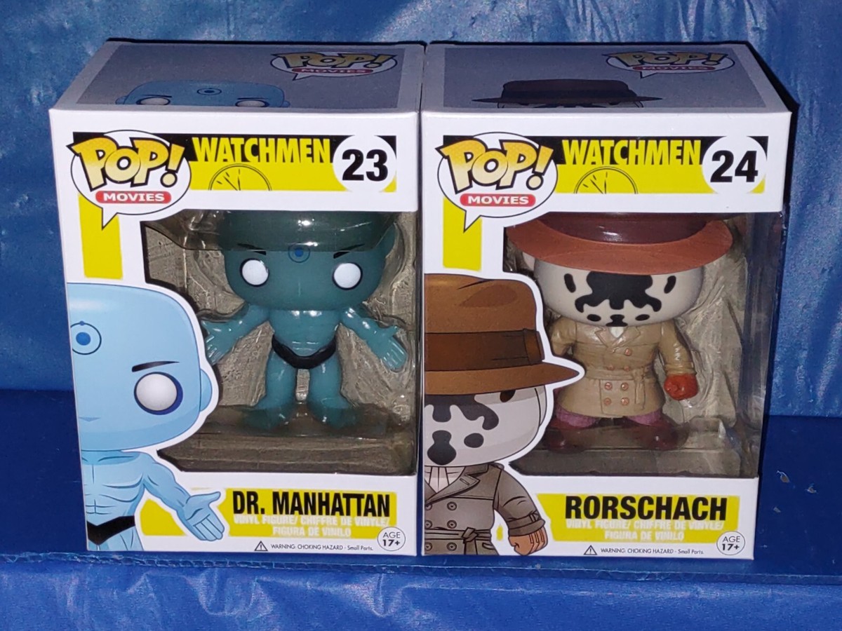 WATCHMEN DR. MANHATTAN & RORSCHACH FUNKO POP VINYL FIGURES