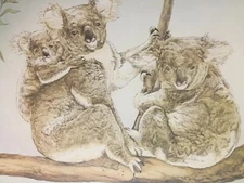 Mary Ann Lis - Koalas - Pencil Signed Lithograph - 213/1000 Family Limited