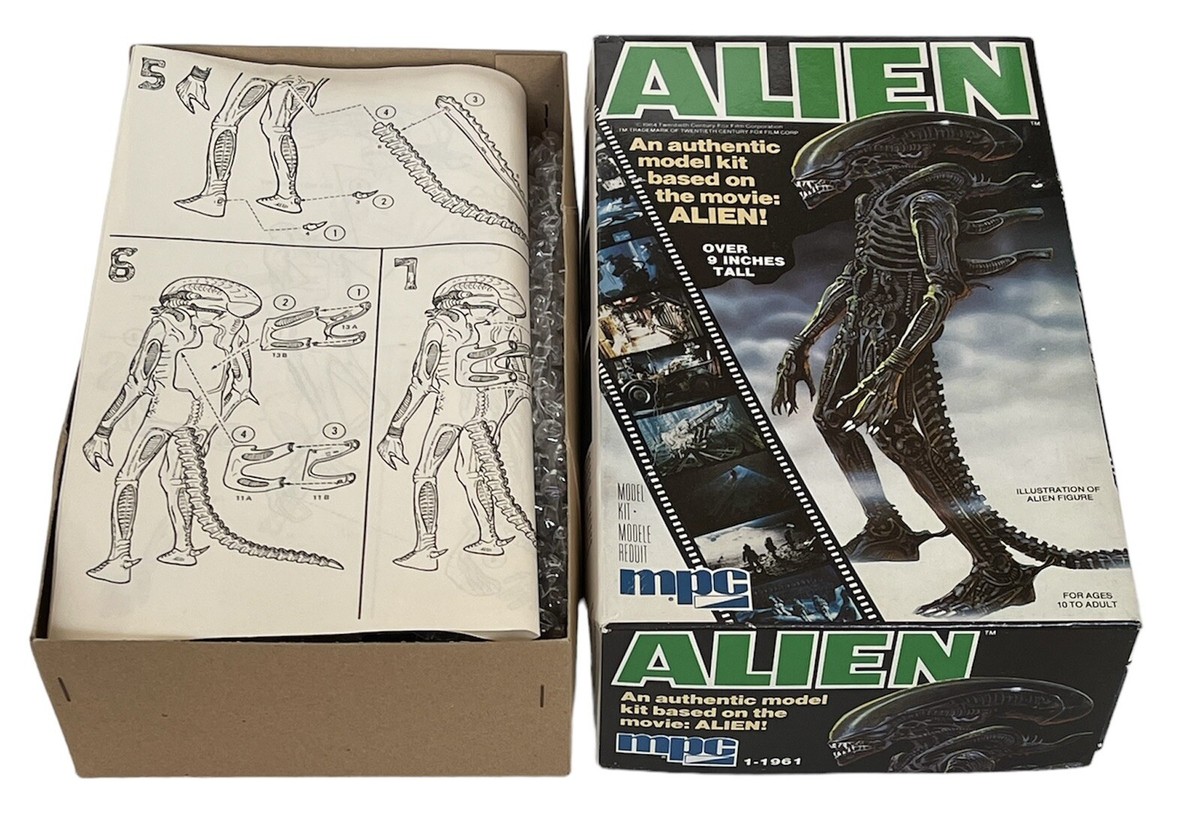 Vintage 1984 Alien Movie MPC Model Kit Xenomorph Big Chap
