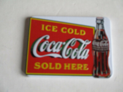  Coca Cola '' Ice cold sold Here  '' Magnet Kühlschrankmagnet ca. 8 x 6 cm 