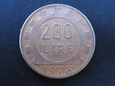 1978 Republic Italy 200 Lire Coin (# 62)