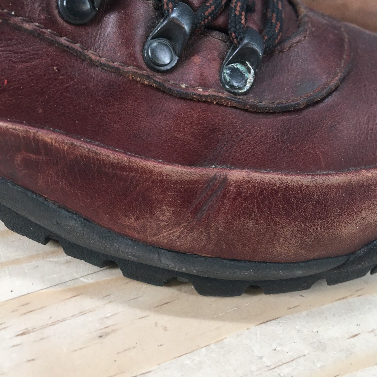 Dunham Hiking Storm Cloud 7 Brown Leather Hiking Boots Men\'s Size 8 2A (W 9-9.5) Dunham Storm Cloud 7 WP Leather Hiking Boots Lady Size 8  main image 4
