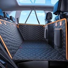 Back Seat Extender for Dogs, Hard Bottom Dog Car Seat Cover for Back Seat Protec