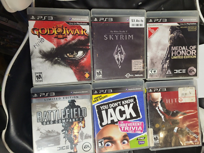 Lot Of 6 PlayStation 3 PS3 Games / COMPLETE GAME WITH CASE +