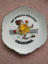 Vintage plate - The Worlds Greatest Grandma Plate, made in Korea