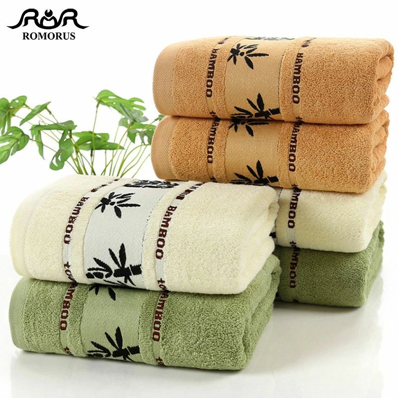 100% Bamboo Towels Super Soft Face Bath Towel Set Summer Cool Bamboo Fiber