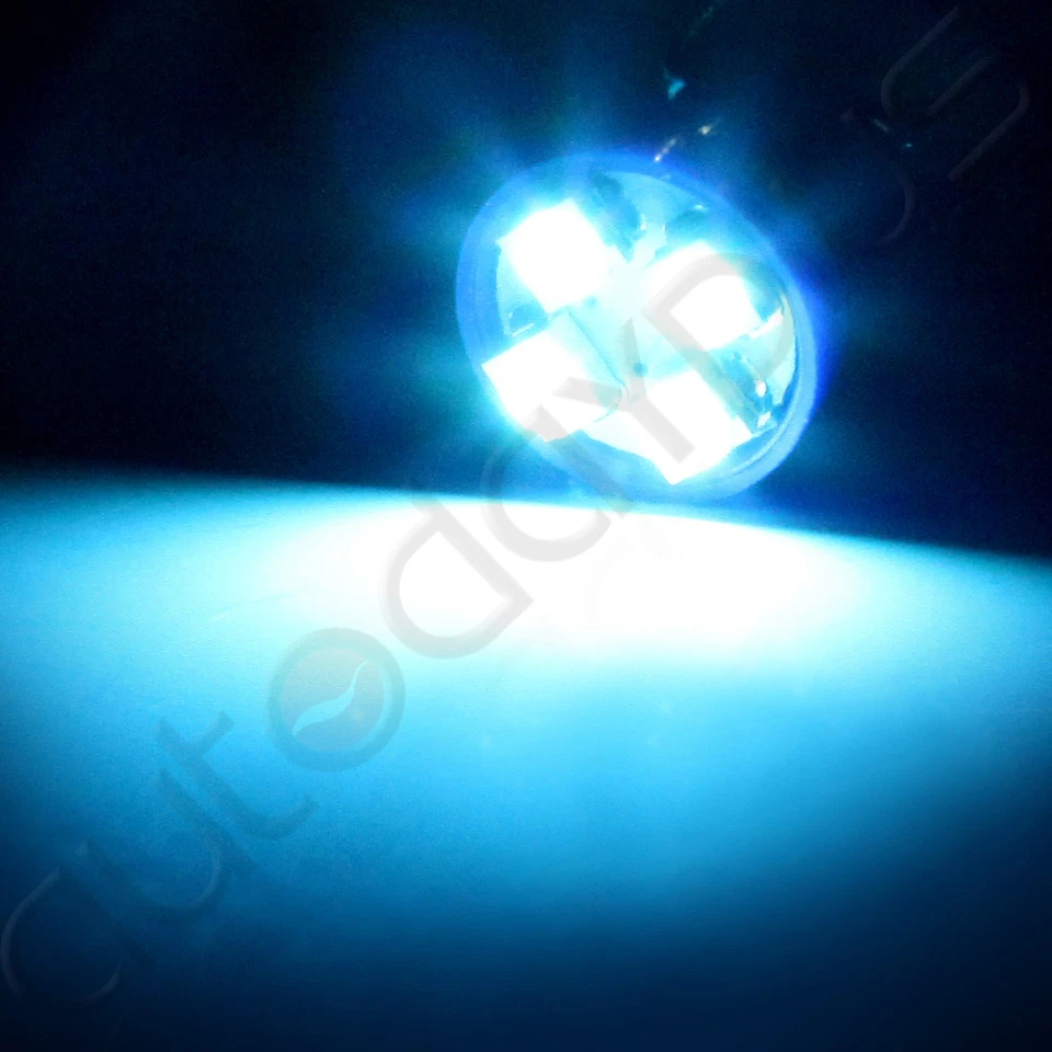 10 piezas T10 Bombilla LED T10 Azul Hielo Cuadro de Instrumentos Lámpara Panel Luz con Enchufe Foto 2 de 4
