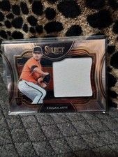 B3 2021 Select Keegan Akin Rookie Jumbo Jersey RC #HRJS-KA Orioles