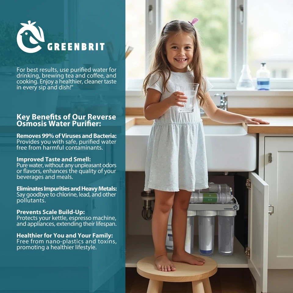 6-stage RO Water Purifier System with TDS Meter | Compact Under-Sink Design - Image 4 of 4