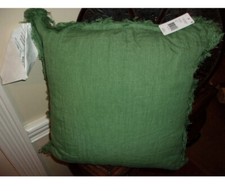 NWT Ralph Lauren Allie Green 20x20 Linen Green Decorative Pillow