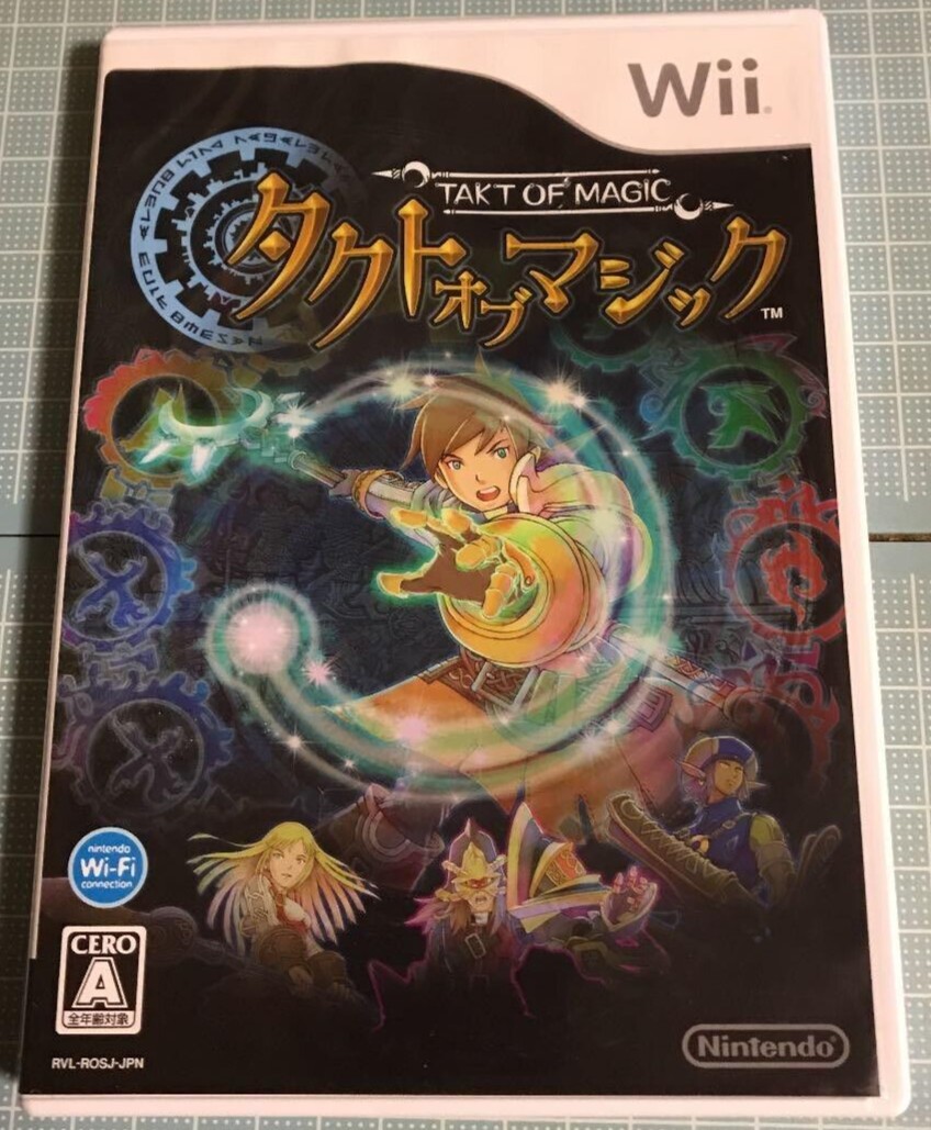 Nintendo Wii Takt of Magic 2009 Japanese Games With Box Tested