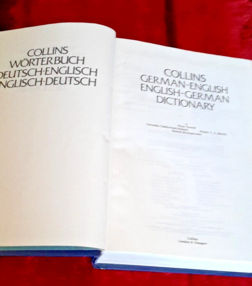 Collins German English Dictionary - Image 4 of 4