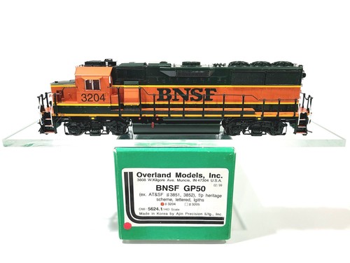 Overland OMI BNSF GP50 Burlington Northern Santa Fe #3204 HO modelo de latón #5624.1 | Zustand: Used