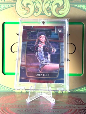 2022 WWE Panini Select NXT Cora Jade Red & Blue Prizm Concourse RC #65 - ENCASED