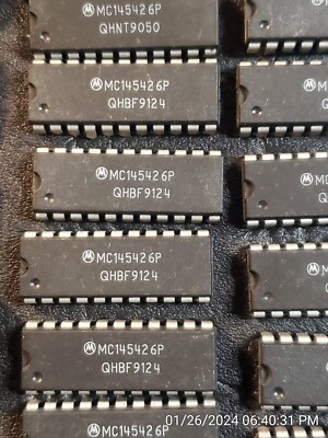 MC145426P 1x Motorola MC145426P , Telecom IC, 1-Func, CMOS, PDIP-22 (C9B3)