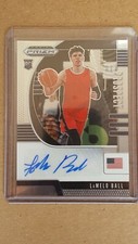 2020-21 Panini Prizm Draft Picks LaMelo Ball Base Auto PA-LB Hornets