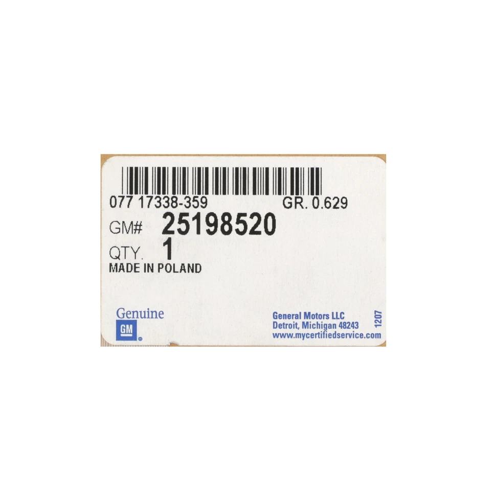 Pistón de motor 1,4 L Cruze Encore Sonic Trax 2011-2021 genuino OEM 25198520 Foto 4 de 4