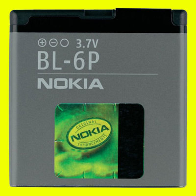 ORIGINAL NOKIA BL-6P AKKU ACCU -- 6500 CLASSIC 7900 PRISM - BATTERIE BATTERY