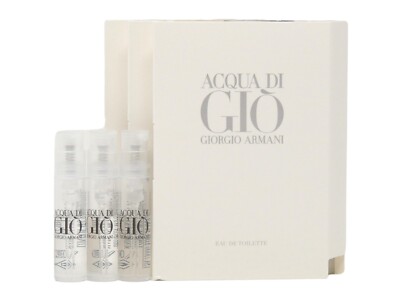 GIORGIO ARMANI ACQUA DI GIO EDT 1.2ml .04oz x 3 COLOGNE SPRAY