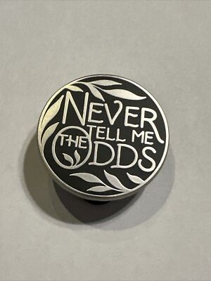 Star Wars Pin Laserbrain Patch Co Silver Never Tell Me The Odds