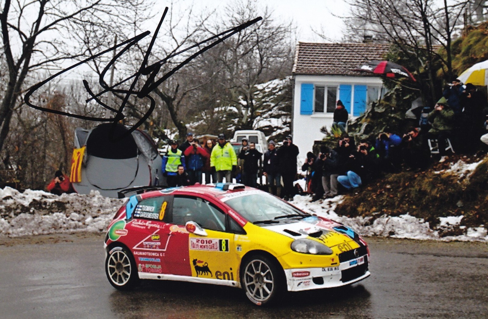 Toni Gardemeister 6x4 Autographed photo Fiat Abarth Grande IRC WRC ...