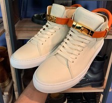 BUSCEMI Sneaker Gr. 43, creme/orange, Leder, ...