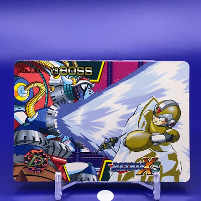 VS BOSS Rockman X3 Card No.110 Bandai 1995 Japanese Japan Nintendo Anime F/S