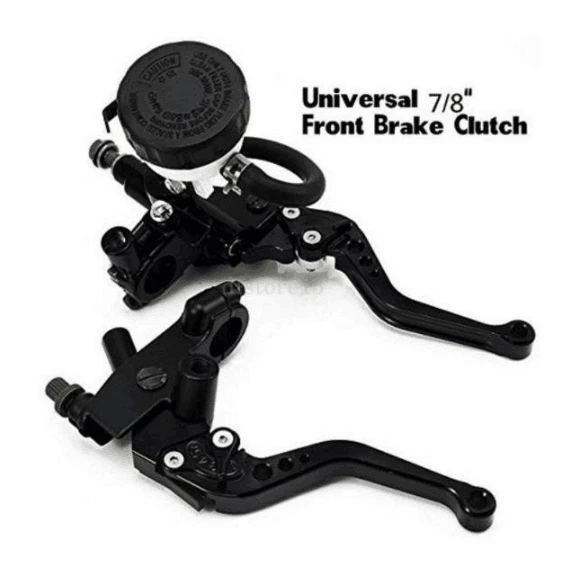 Juego de depósito de cilindro maestro de palancas de freno de embrague de motocicleta KAWASAKI 7/8"" 22mm Foto 3 de 4