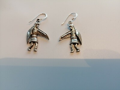 925 Sterling Silber Native Americans, Indianer Schmuck, Ohrhänger, 8,3 Gramm neu