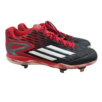 Adidas Size 14 Power Alley 4 Low Top Red & White Baseball Cleats s-l400.jpg main image 4