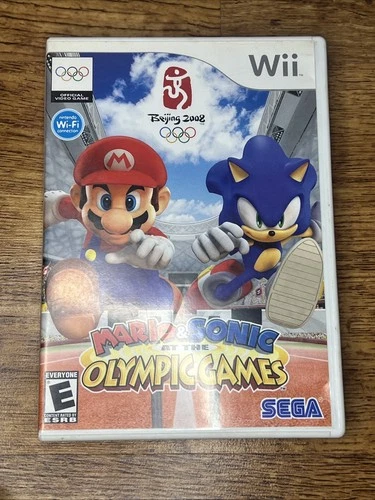 Nintendo Wii Mario & Sonic At The Olympic Games Bejing 2008 Complete & Tested AC
