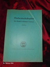 Heft: Stadt Gr&uuml;nhain - Dorfwirtschaftsplan 1952
