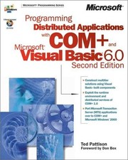 Programmimg Distributed Applications With Com and Microsoft Visual Basic 6....
