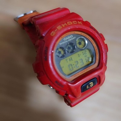 Casio G SHOCK Red Digital Watch Timepiece for Men Genuine Authentic Rare