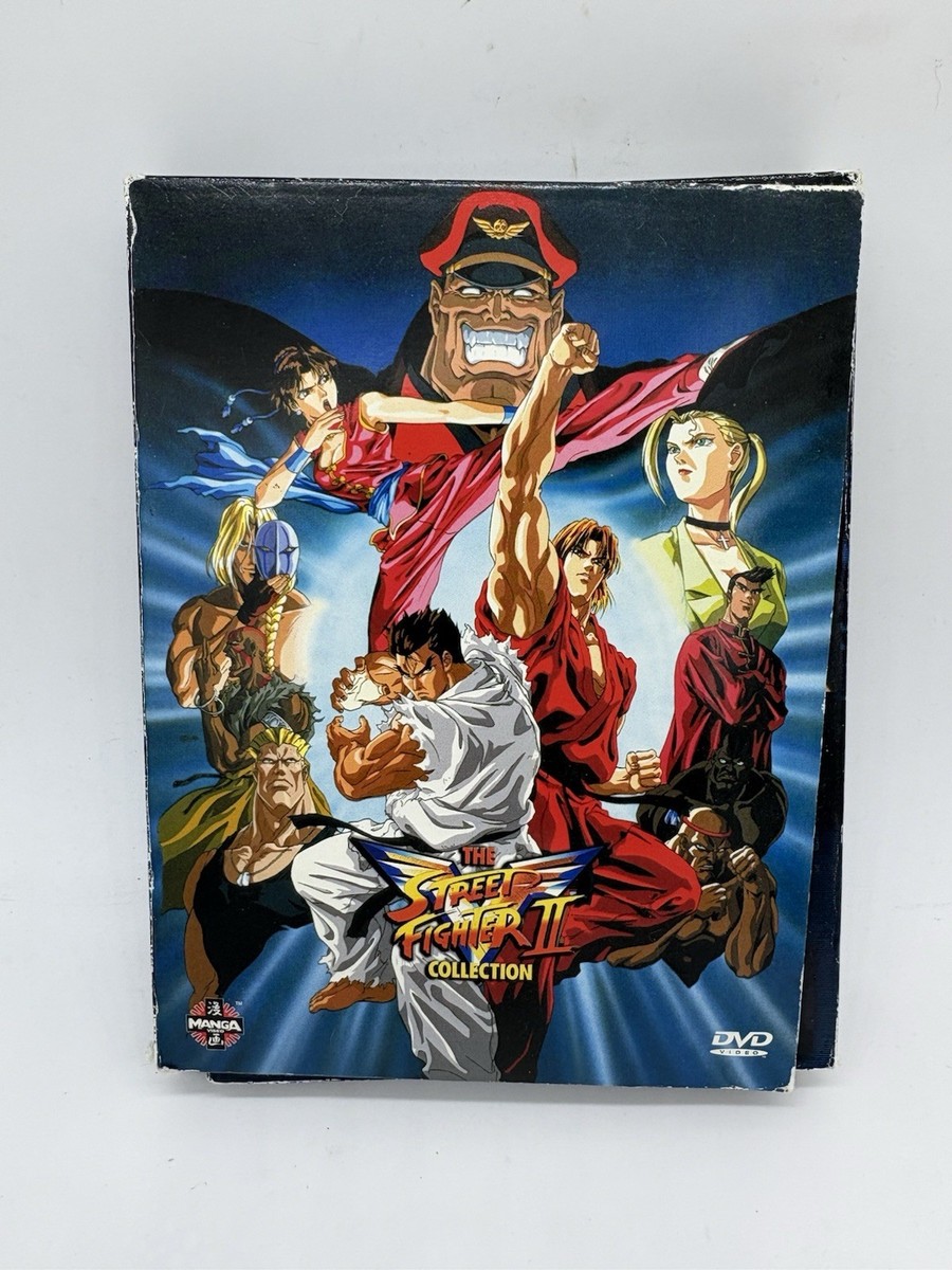 Street Fighter II V - The Collection (DVD, 2003, 4-Disc Set) for