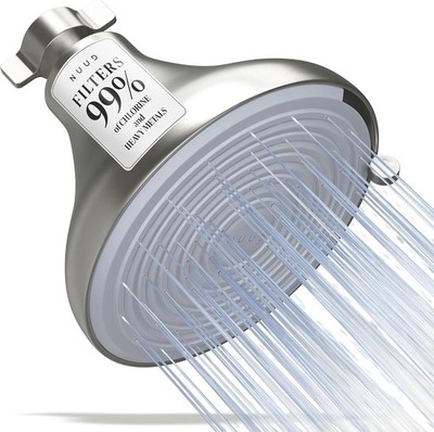 Filtered Shower Head - Removes Chlorine, Heavy Metals & Contaminants NEW OB