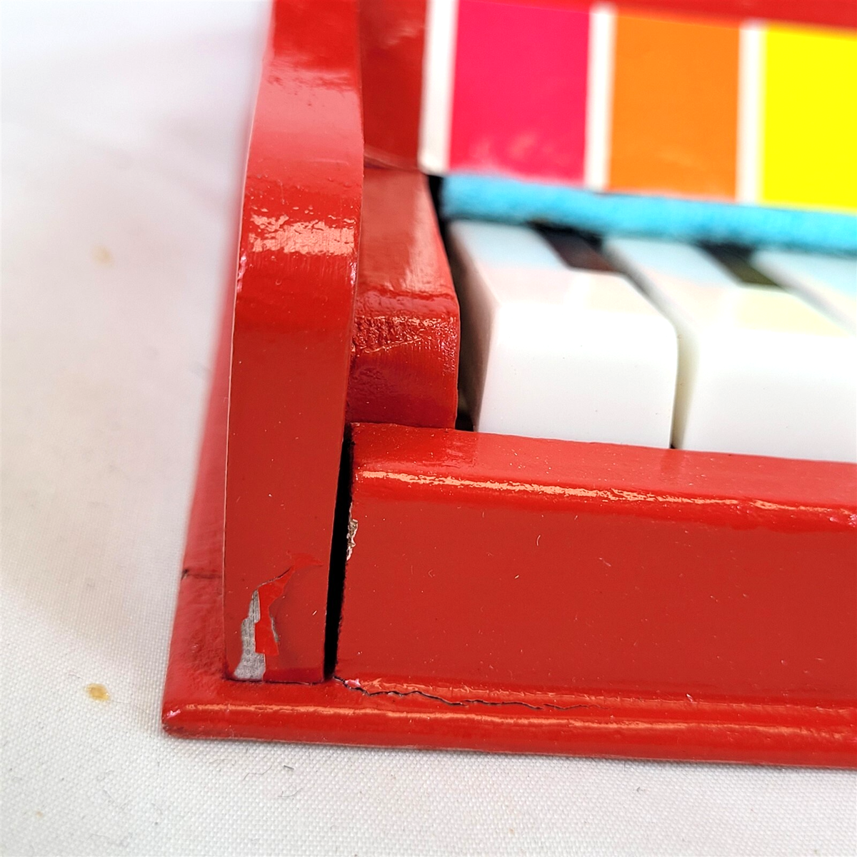 Jaymar Wooden Baby Grand Piano Red 1970's ~New In Box~ T494 | eBay