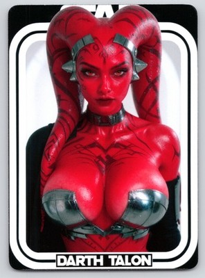 Star Wars Darth Talon Hot Spicy Custom Trading Card ACEO