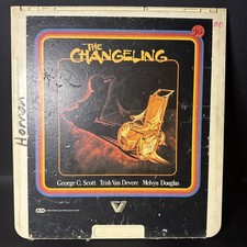 The Changeling CED VideoDisc Selectavision Horror Movie Vestron RARE Untested