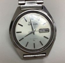 SEIKO 5 ACTUS 7019-8010 Automatic 21J Stainless Watch Silver JP