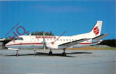Ansichtskarte__SKYWAYS SAAB SF-340A SE-KRN @ ARN