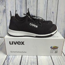 Uvex 1  Safety Trainers S1 P SRC Work Shoes Boots Black Metal Free UK 9 EU 43