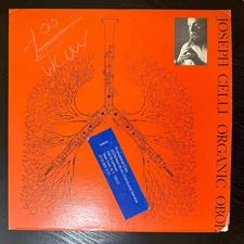 Joseph Celli Organic Oboe Vinyl LP Promo